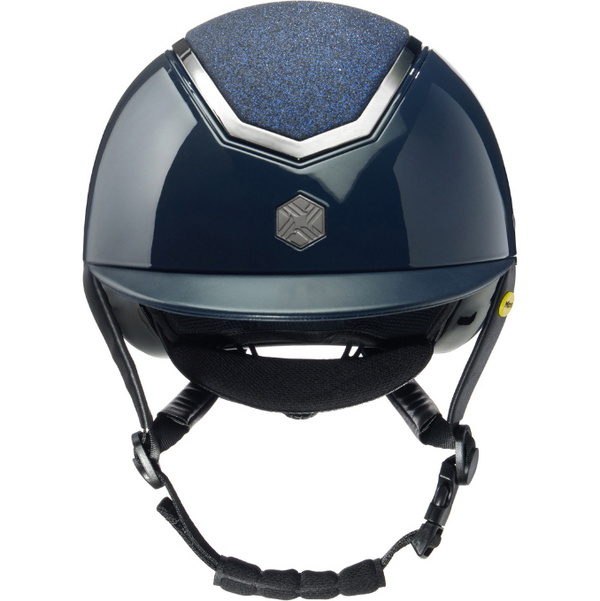 2026 Charles Owen Unisex Kylo Standard Peak Riding Helm Mit MIPS KYLOC - Navy Gloss Pewter